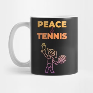 Peace & Tennis - International day of Peace Mug